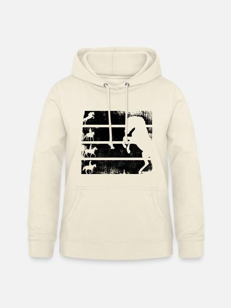 Pferdesport - Frauen Hoodie - Vanille-Milchshake