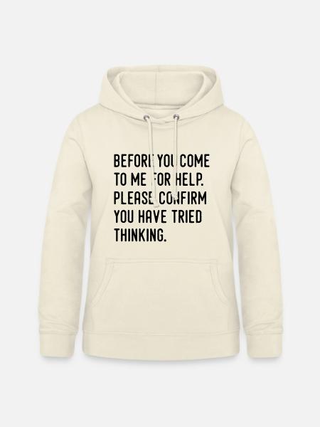 Humor - Frauen Hoodie - Vanille-Milchshake