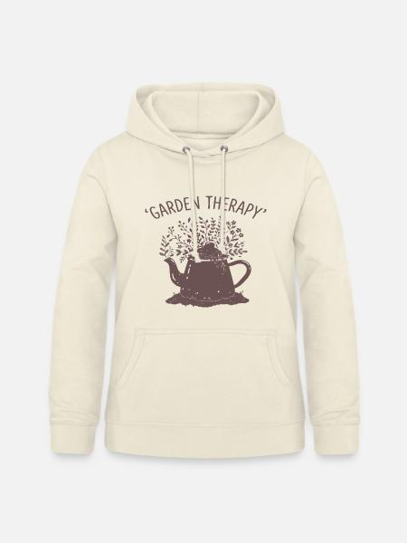 Garten Therapy Teekanne Motiv - Frauen Hoodie - Vanille-Milchshake
