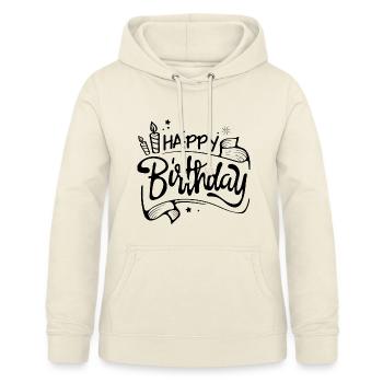 Alles Gute zum Geburtstag - Frauen Hoodie - Vanille-Milchshake - Vorne - AI Model Female 172 light (172cm)