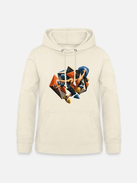 Bouldern - Frauen Hoodie - Vanille-Milchshake