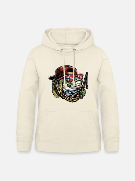 Norwegen Angeln Angeltour - Frauen Hoodie - Vanille-Milchshake