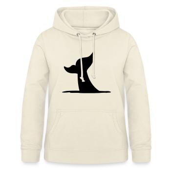 Wal - Frauen Hoodie - Vanille-Milchshake - Vorne - AI Model Female 172 light (172cm)
