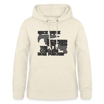 Il s’agit d’un perforateur sans fil 4 - Sweat à capuche Femme - vanille - Devant - AI Model Female 172 light (172cm)