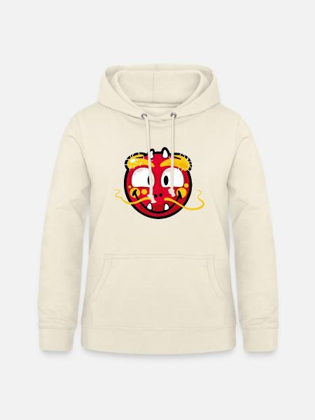 Smiley Dragon - Frauen Hoodie - Vanille-Milchshake