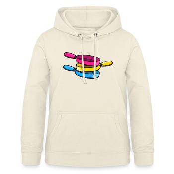 Küche Pan Pile Pansexual Pride - Frauen Hoodie - Vanille-Milchshake - Vorne - AI Model Female 172 light (172cm)