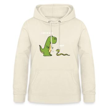 I Hate My Arms Really - Frauen Hoodie - Vanille-Milchshake - Vorne - AI Model Female 172 light (172cm)
