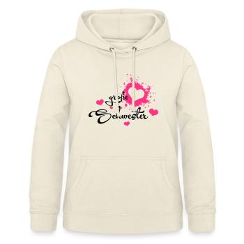 Große Schwester - Bestes Geburtstagsgeschenk - Frauen Hoodie - Vanille-Milchshake - Vorne - AI Model Female 172 light (172cm)