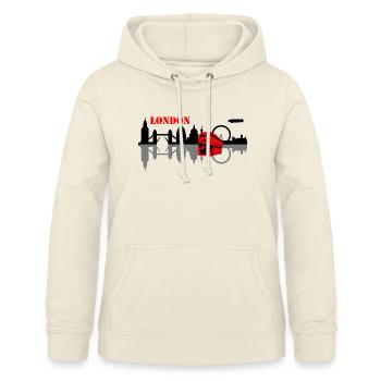 london skyline - Women's Hoodie - vanilla - Front - AI Model Female 172 light (172cm)