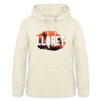Lloret De Mar - Sweat à capuche Femme - vanille - Devant - AI Model Female 172 light (172cm)