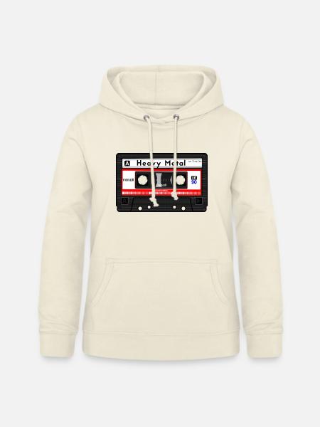 HEAVY METAL KASSETTE - Frauen Hoodie - Vanille-Milchshake