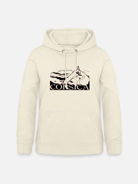Korsika - Frauen Hoodie - Vanille-Milchshake