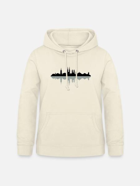 Skyline Halle Schatten - Frauen Hoodie - Vanille-Milchshake