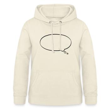 Thought bubble - Women's Hoodie - vanilla - Front - AI Model Female 172 light (172cm)