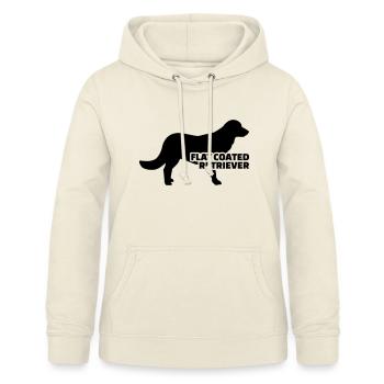 Flat Coated Retriever - Frauen Hoodie - Vanille-Milchshake - Vorne - AI Model Female 172 light (172cm)