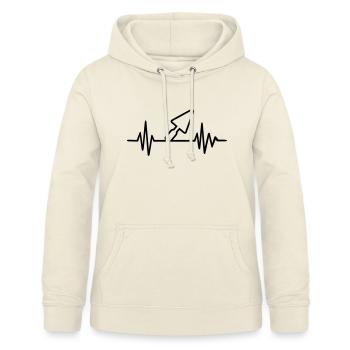 Brick layer - Women's Hoodie - vanilla - Front - AI Model Female 172 light (172cm)