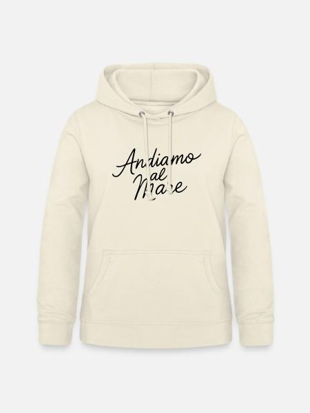 Andiamo al Mare - Frauen Hoodie - Vanille-Milchshake