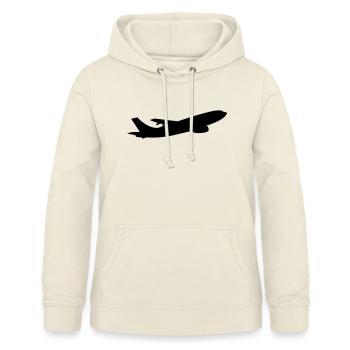 flugzeug - Frauen Hoodie - Vanille-Milchshake - Vorne - AI Model Female 172 light (172cm)