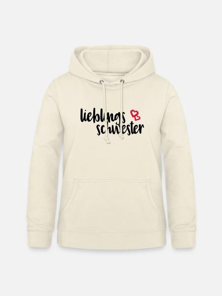 Lieblingsschwester - Frauen Hoodie - Vanille-Milchshake
