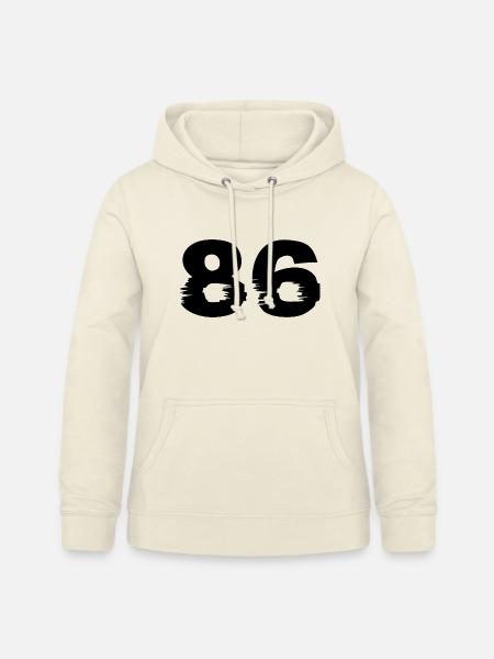 86 Zahl - Frauen Hoodie - Vanille-Milchshake