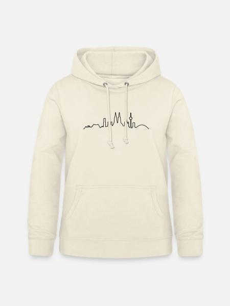 Skyline Köln Linie - Frauen Hoodie - Vanille-Milchshake