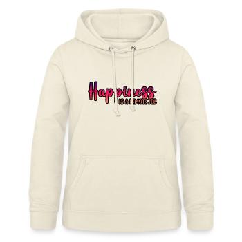 Happiness Is A Remote Job 3 - Frauen Hoodie - Vanille-Milchshake - Vorne - AI Model Female 172 light (172cm)