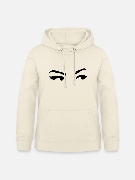 eyes - Frauen Hoodie - Vanille-Milchshake
