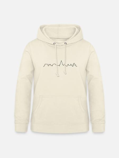 Skyline Mainz - Frauen Hoodie - Vanille-Milchshake