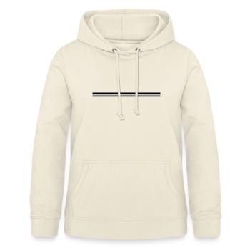 Four lines black 2 - Women's Hoodie - vanilla - Front - AI Model Female 172 light (172cm)