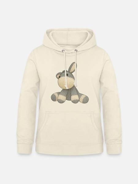 Strick Esel Emil - Frauen Hoodie - Vanille-Milchshake