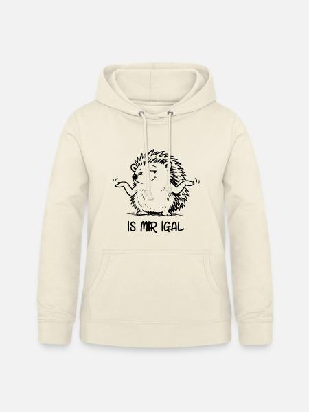 Igel - is mir igal - Frauen Hoodie - Vanille-Milchshake