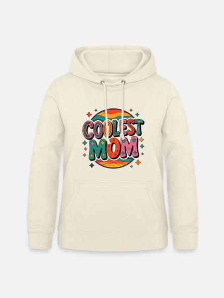 Coolest Mom Retro - Frauen Hoodie - Vanille-Milchshake
