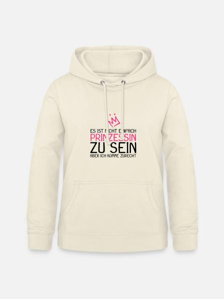 Prinzessin Spruch - Frauen Hoodie - Vanille-Milchshake
