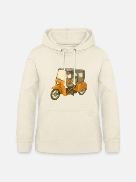 Krause Duo als Comic - Frauen Hoodie - Vanille-Milchshake