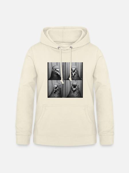 Lustig Taube Fotobox - Frauen Hoodie - Vanille-Milchshake