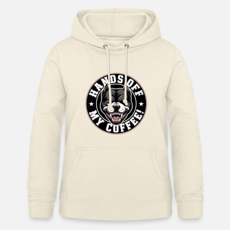 Lâche mon café - Sweat à capuche Femme - vanille