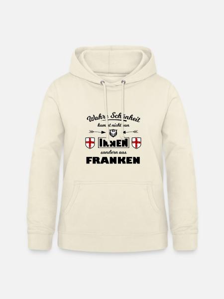 Heraldisches Schildtrio Franken - Frauen Hoodie - Vanille-Milchshake