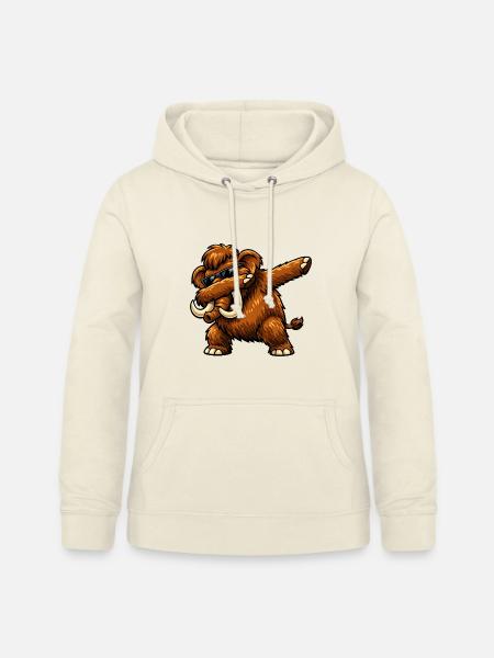 Dabbing Mammut - Frauen Hoodie - Vanille-Milchshake