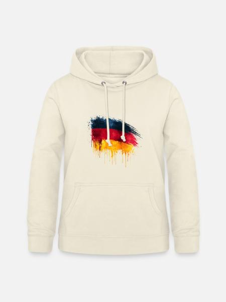 German flag - Frauen Hoodie - Vanille-Milchshake