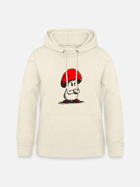 Angry mushroom - Frauen Hoodie - Vanille-Milchshake