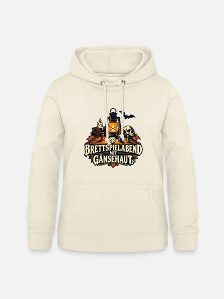 Halloween Brettspielabend Shirt - Frauen Hoodie - Vanille-Milchshake