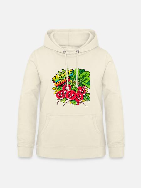 Veggie Wins Radieschen - Frauen Hoodie - Vanille-Milchshake