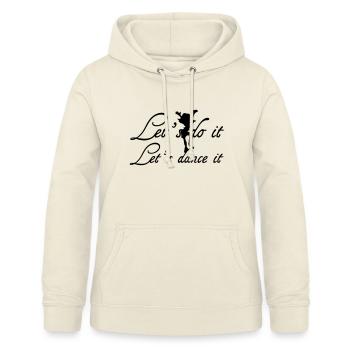Let's dance it Geschenk - Frauen Hoodie - Vanille-Milchshake - Vorne - AI Model Female 172 light (172cm)