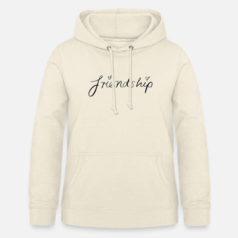 amitié - Sweat à capuche Femme - vanille