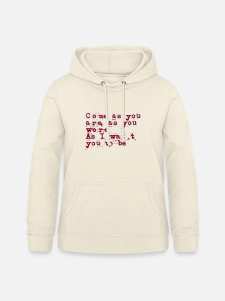 Komm, wie du bist - Frauen Hoodie - Vanille-Milchshake