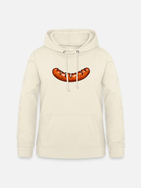 Wurst sausage - Frauen Hoodie - Vanille-Milchshake