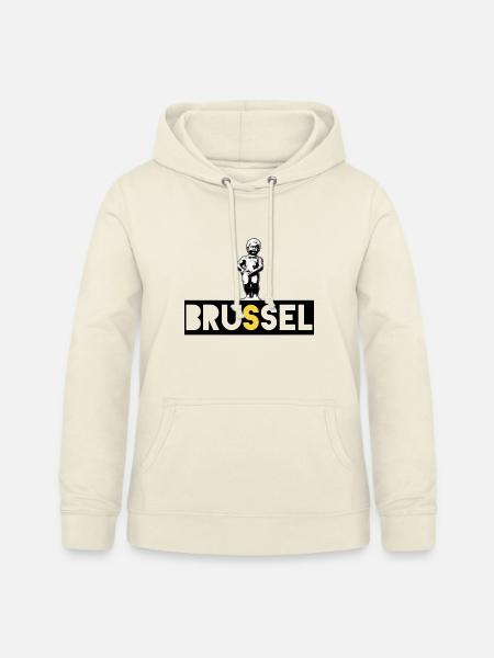 Brüssel Manneken Pis - Frauen Hoodie - Vanille-Milchshake