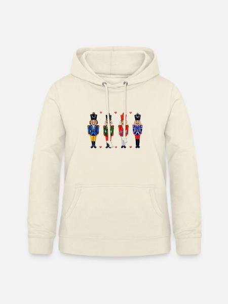 VIER LUSTIGE NUSSKNACKER - Frauen Hoodie - Vanille-Milchshake