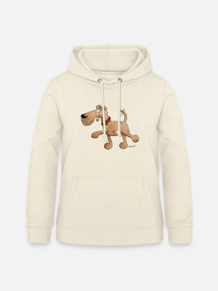 Irish Terrier Hund I Hunderasse - Frauen Hoodie - Vanille-Milchshake
