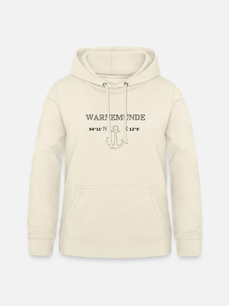 Warnemünde - Frauen Hoodie - Vanille-Milchshake